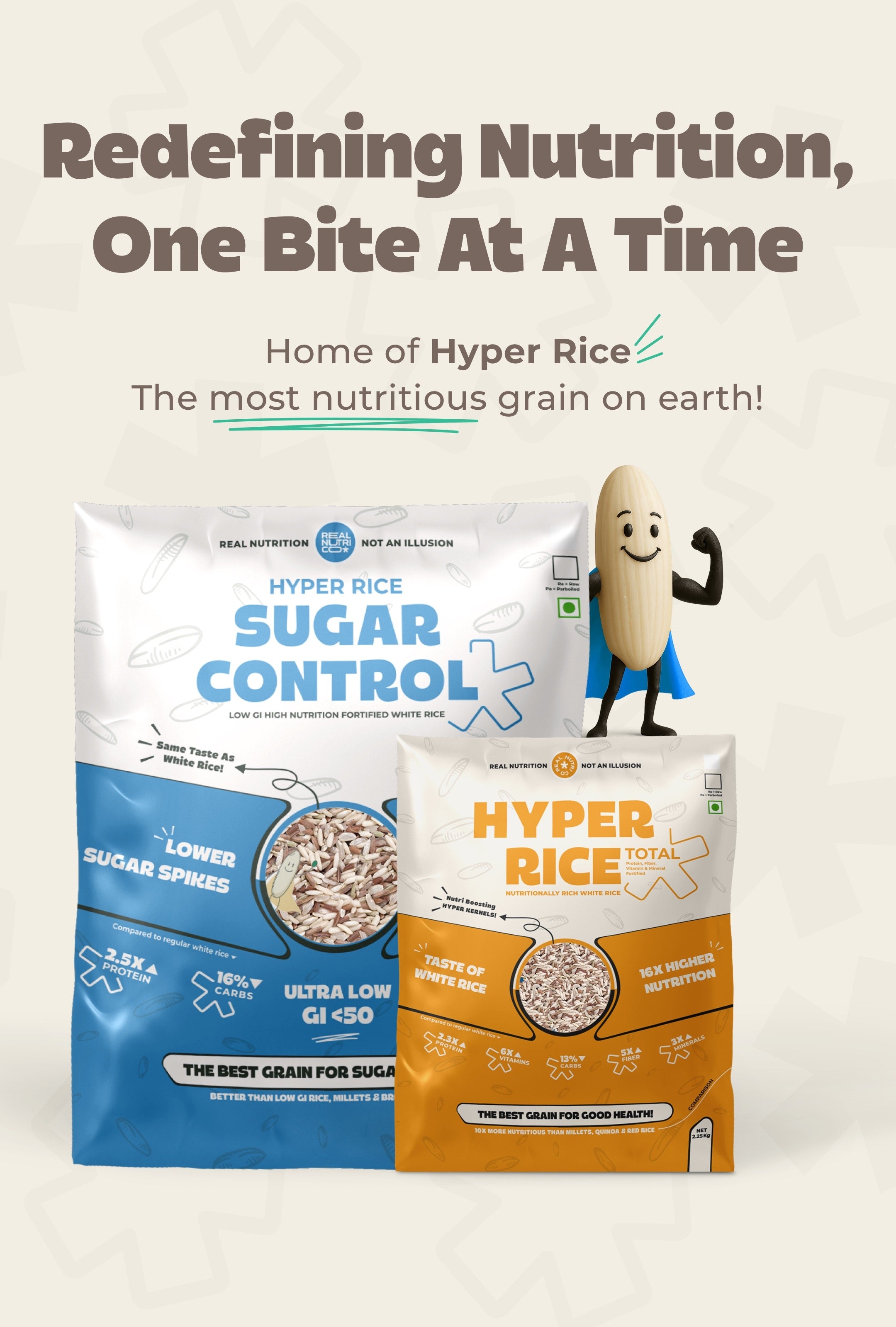 Shop High Protein Hyper Rice Online | RealNutriCo