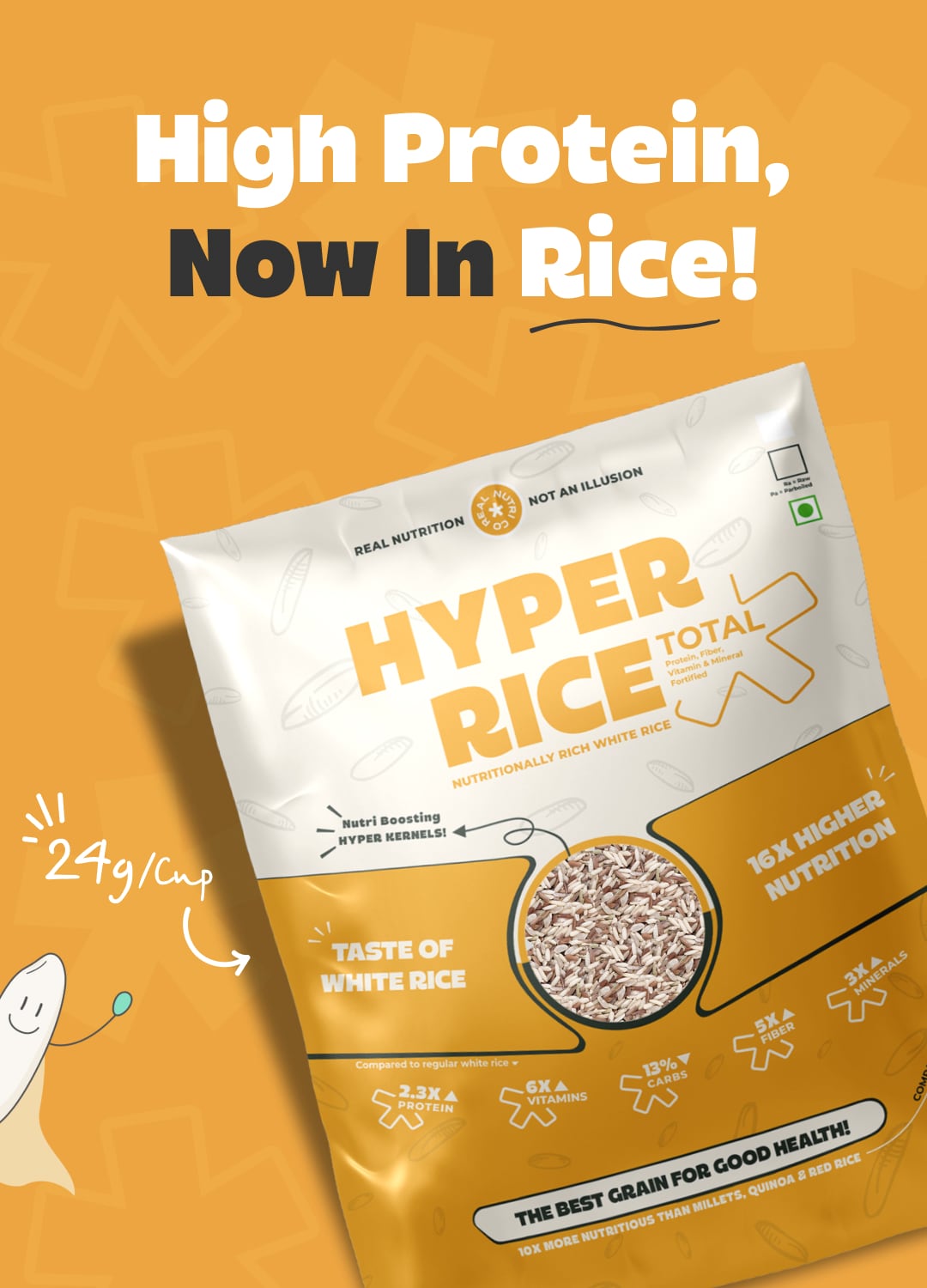 Hyper Rice: Best alternative to White Rice | RealNutriCo