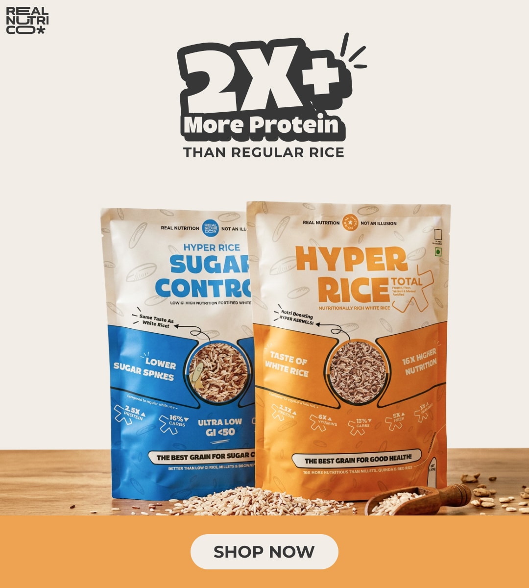 Hyper Rice Hyper Boot Shop Highest Protein Staples - Hyper Rice & Hyper Dal | RealNutriCo